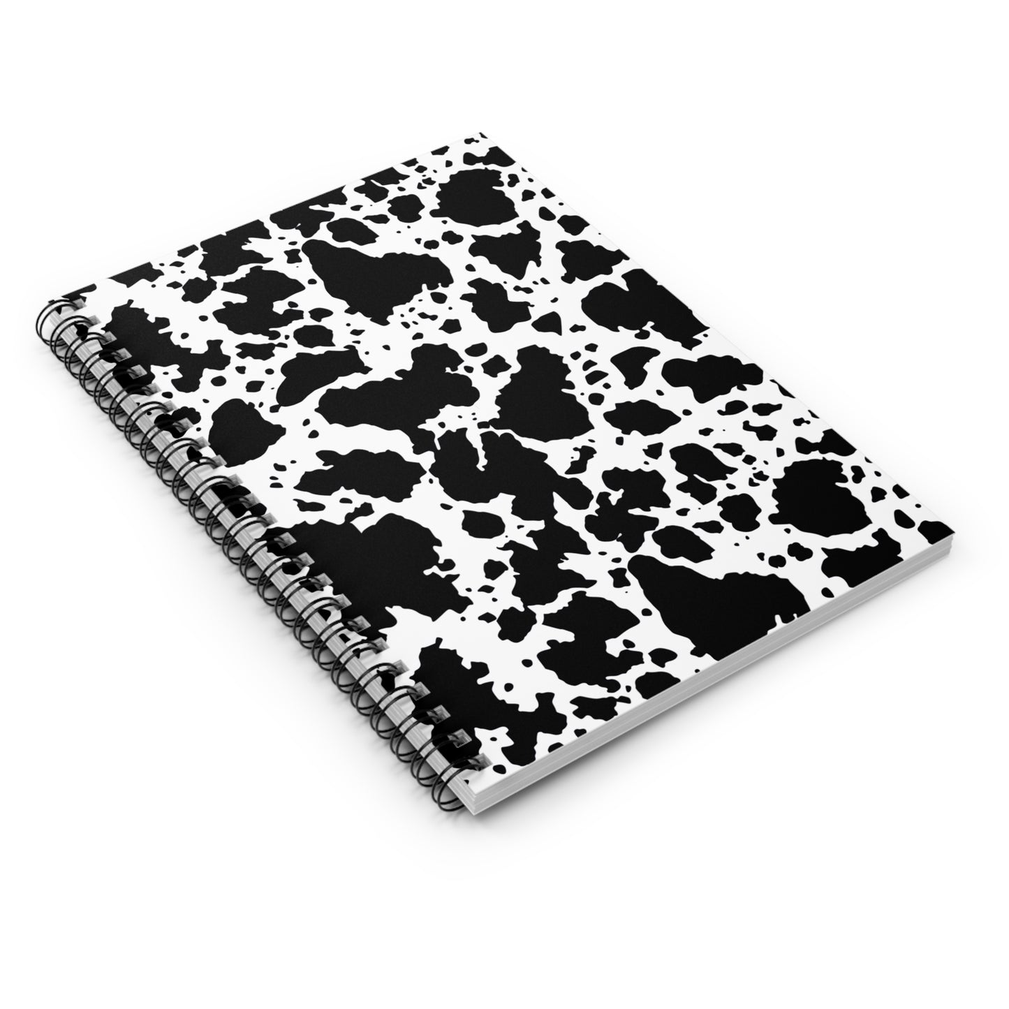 Cow Print Spiral Notebook - Ruled Line