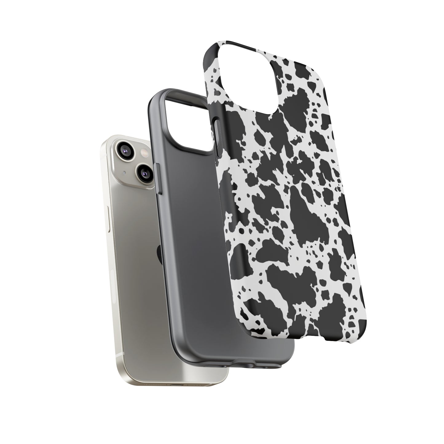 Cow Print Tough Cases Iphone, Samsung and Google