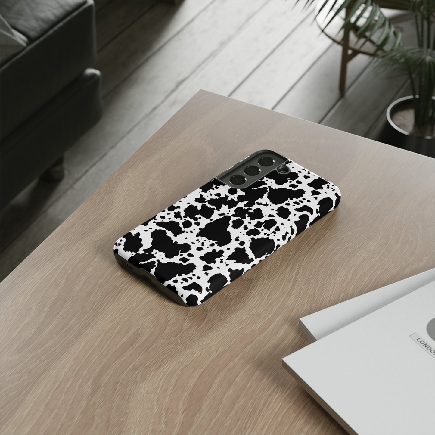 Cow Print Tough Cases Iphone, Samsung and Google