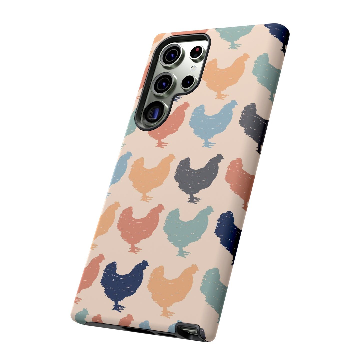 Colorful Chicken Tough Cases Samsung and Google