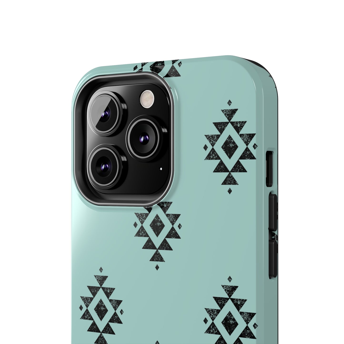 Blue Aztec Iphone Tough Phone Cases