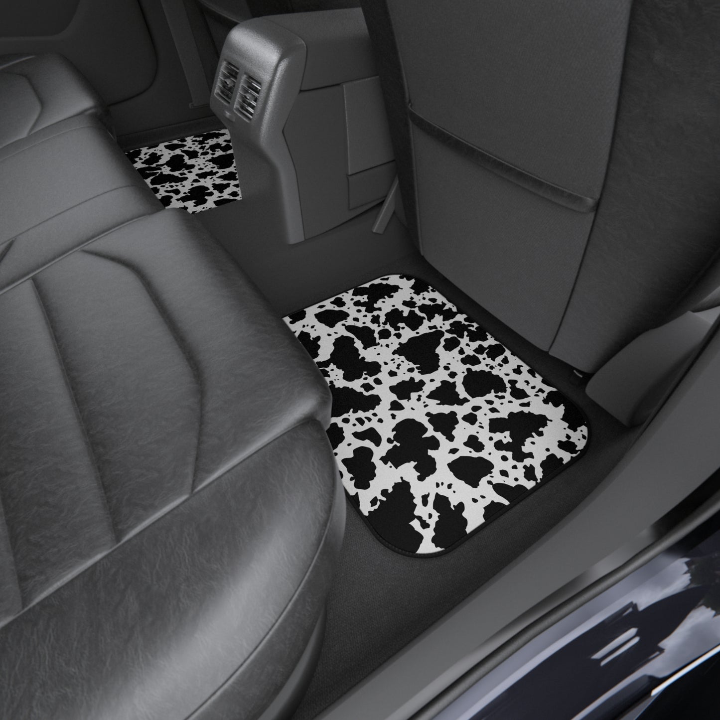 Cow print Car Mats (Set of 4)