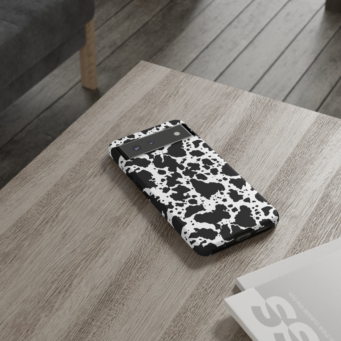 Cow Print Tough Cases Iphone, Samsung and Google