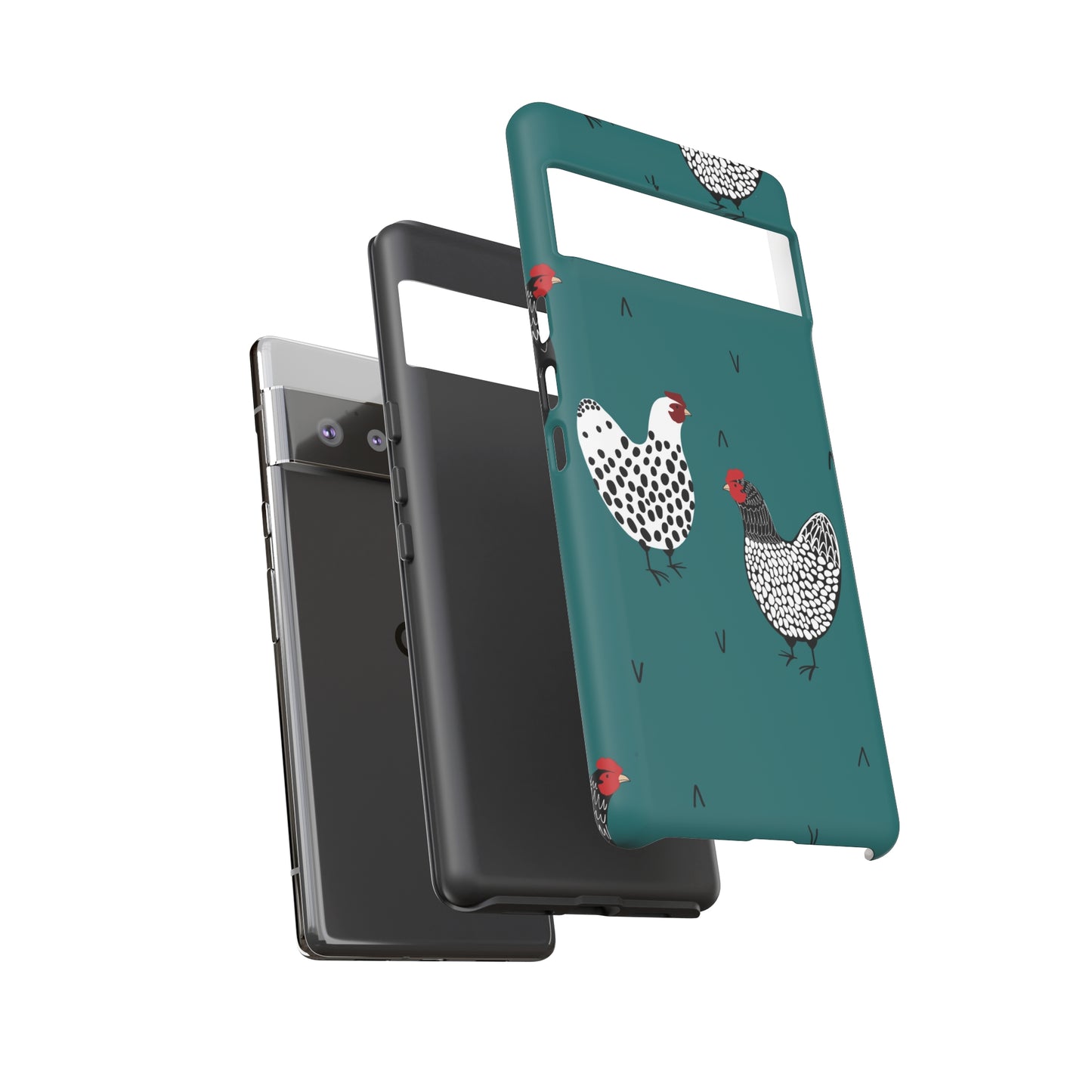 Green Chicken Tough Cases Samsung and Google