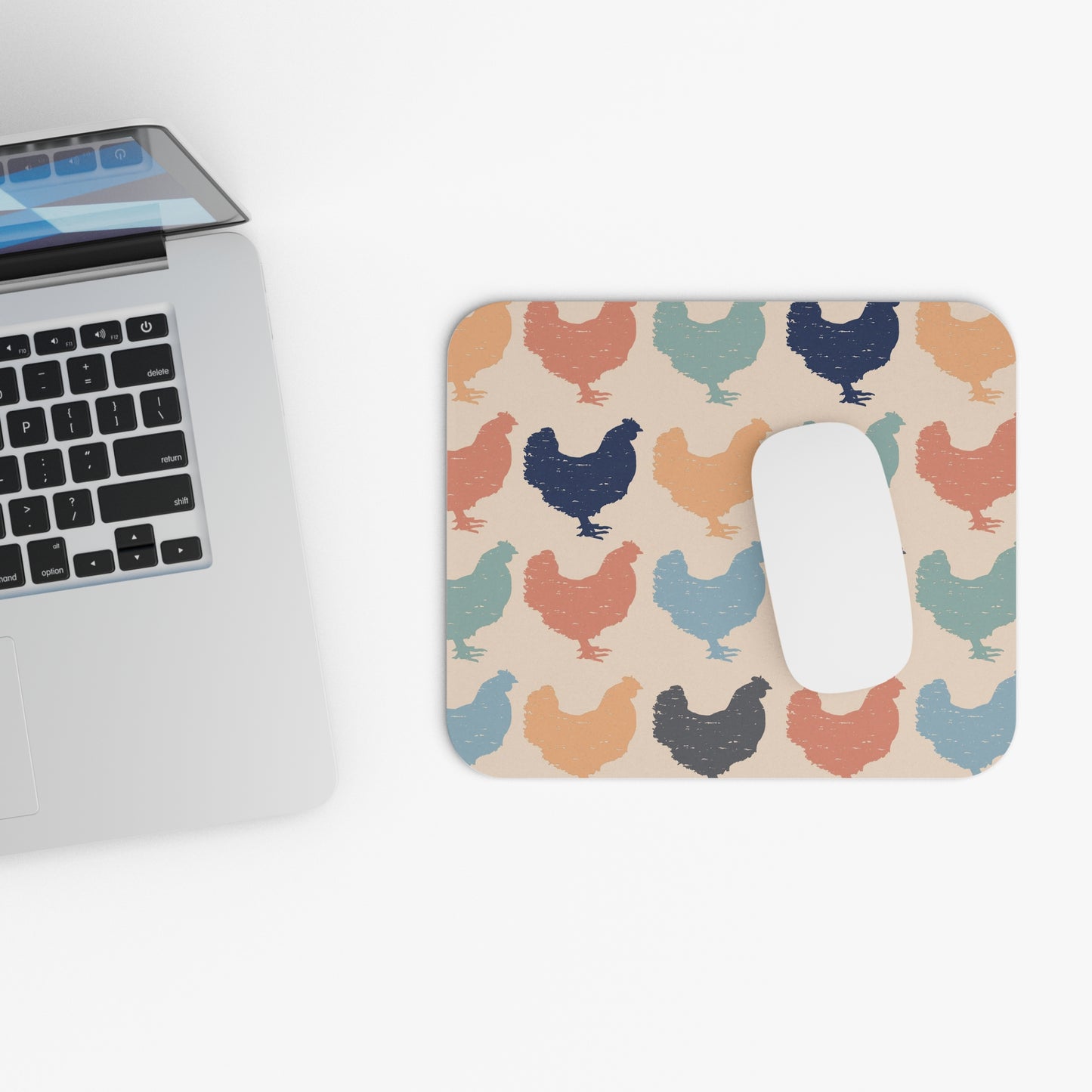 Colorful Chicken Mouse Pad (Rectangle)