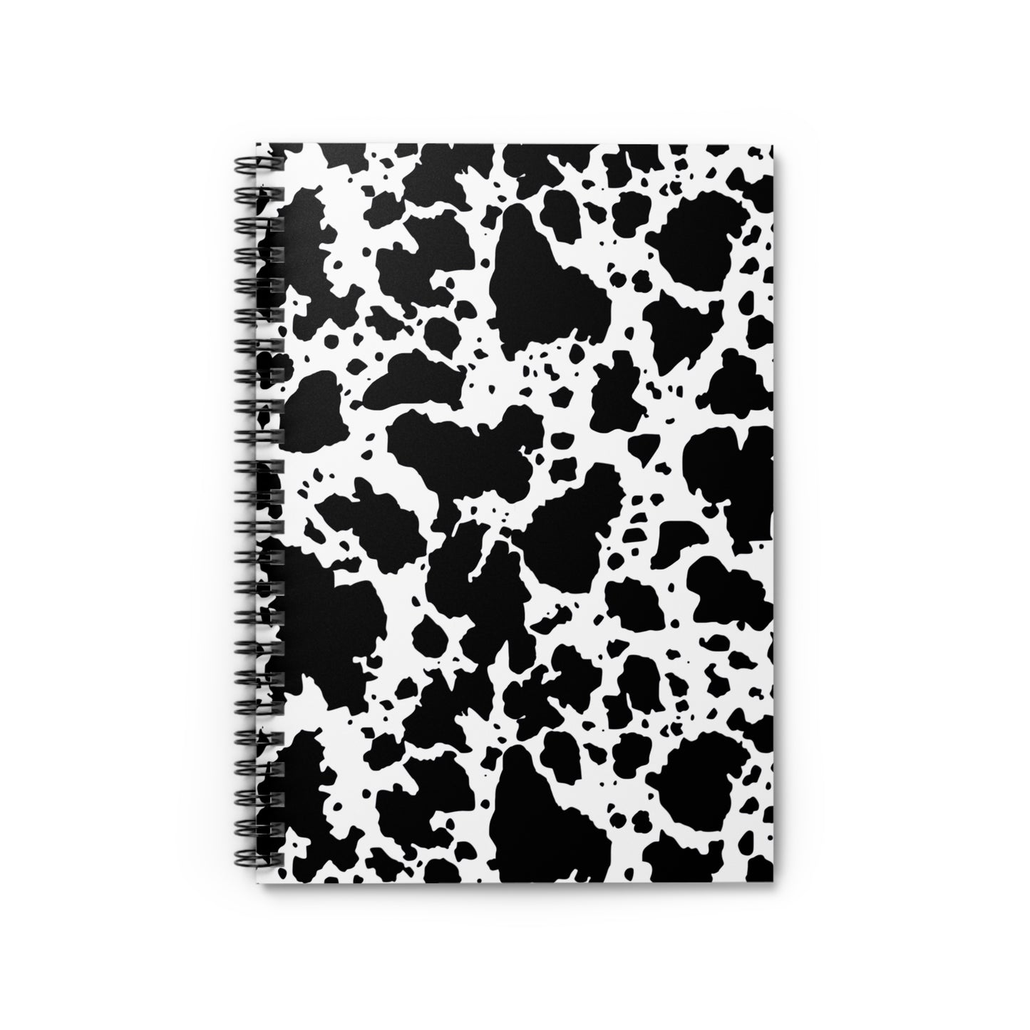 Cow Print Spiral Notebook - Ruled Line