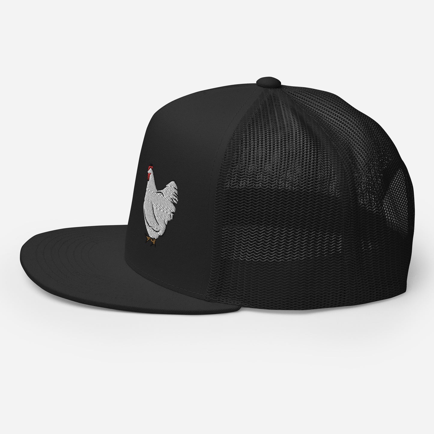 White chicken Trucker Cap| hat