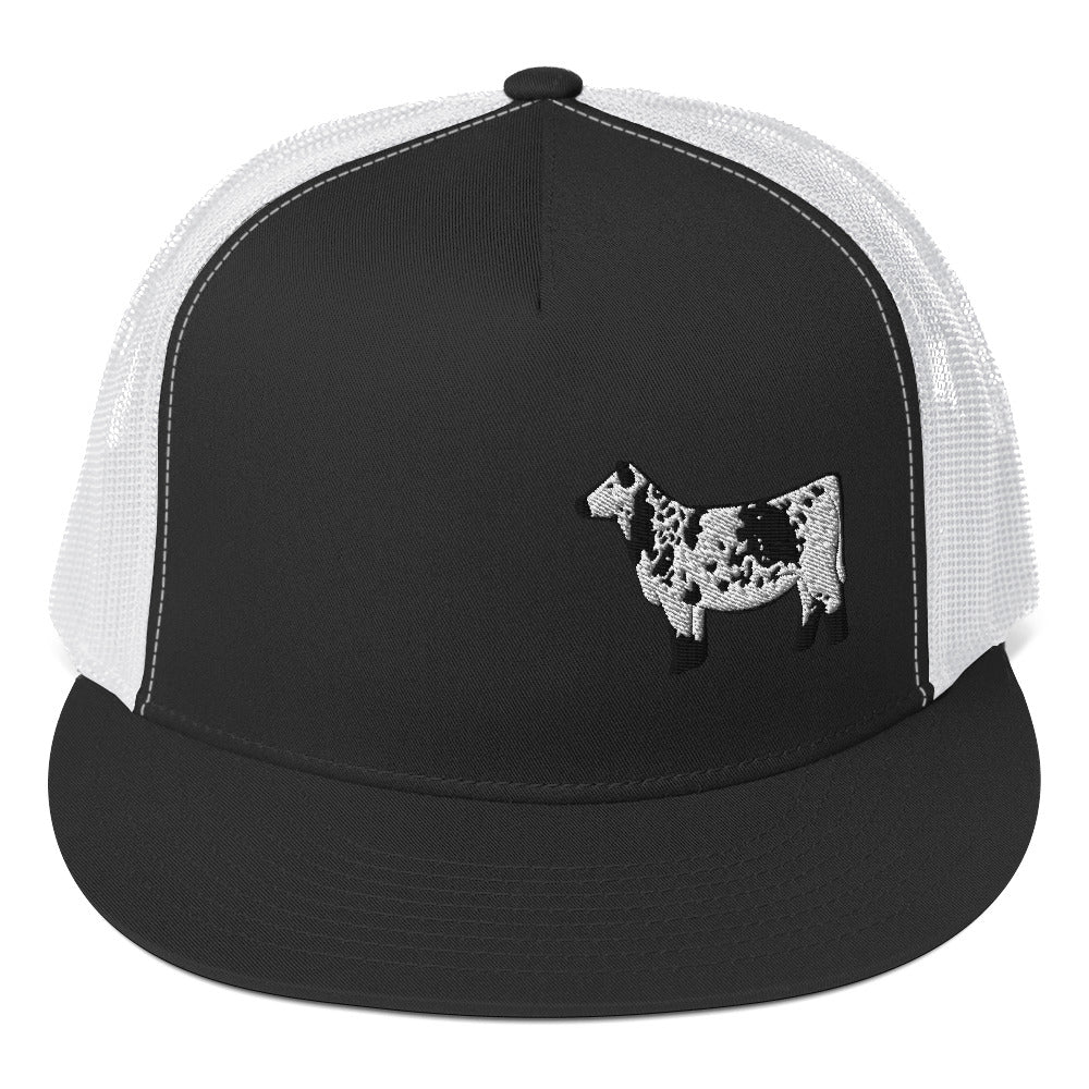 White park cow Trucker Cap| hat