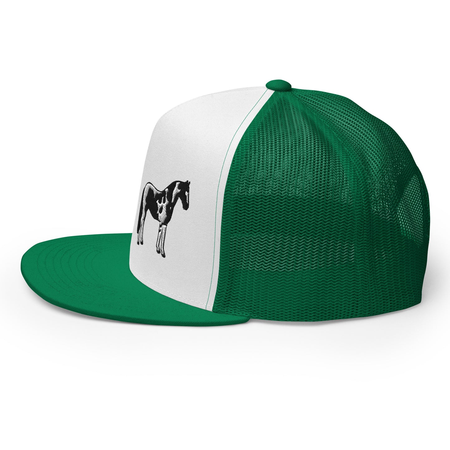Black and White Horse Trucker Cap| horse hat