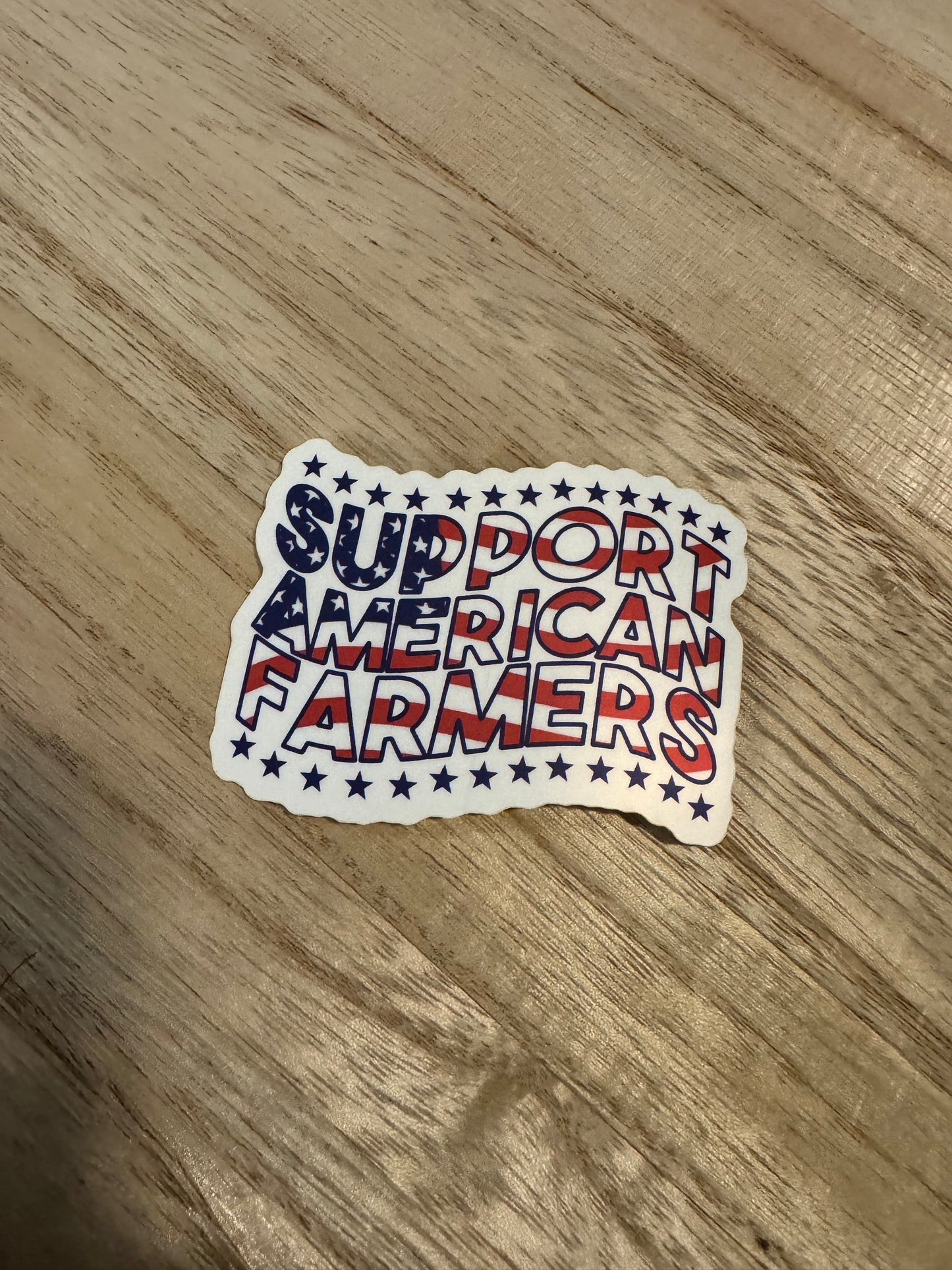 Support American Farmers Stickers