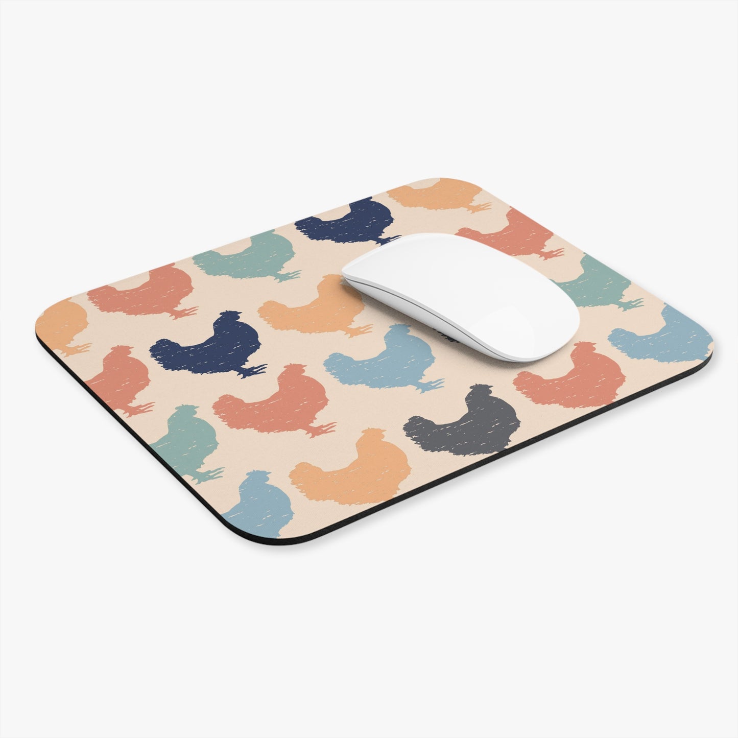 Colorful Chicken Mouse Pad (Rectangle)