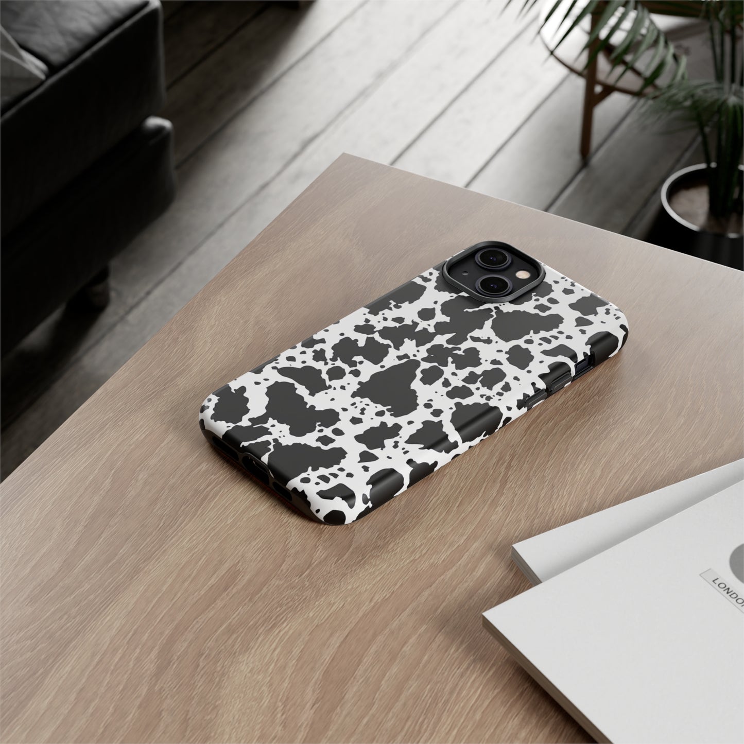 Cow Print Tough Cases Iphone, Samsung and Google