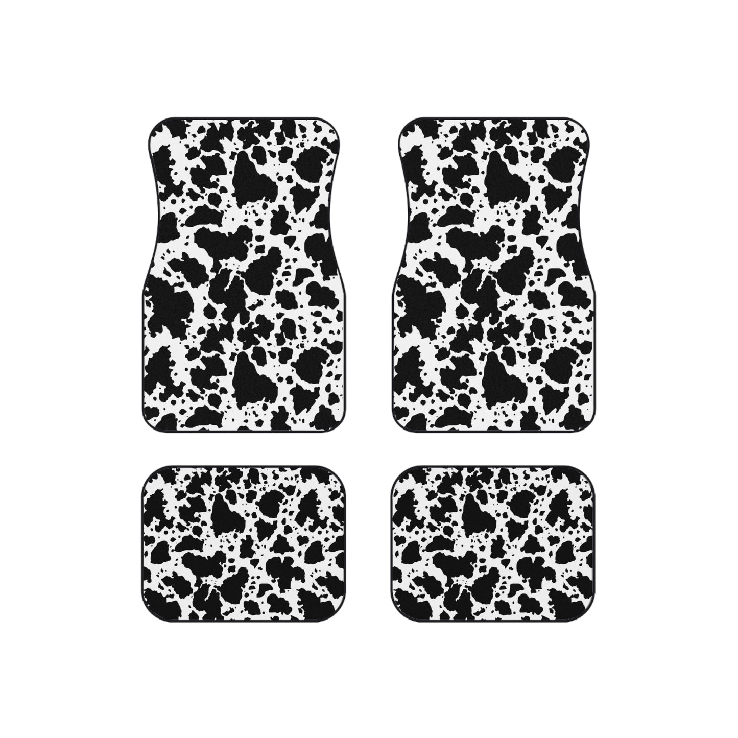 Cow print Car Mats (Set of 4)