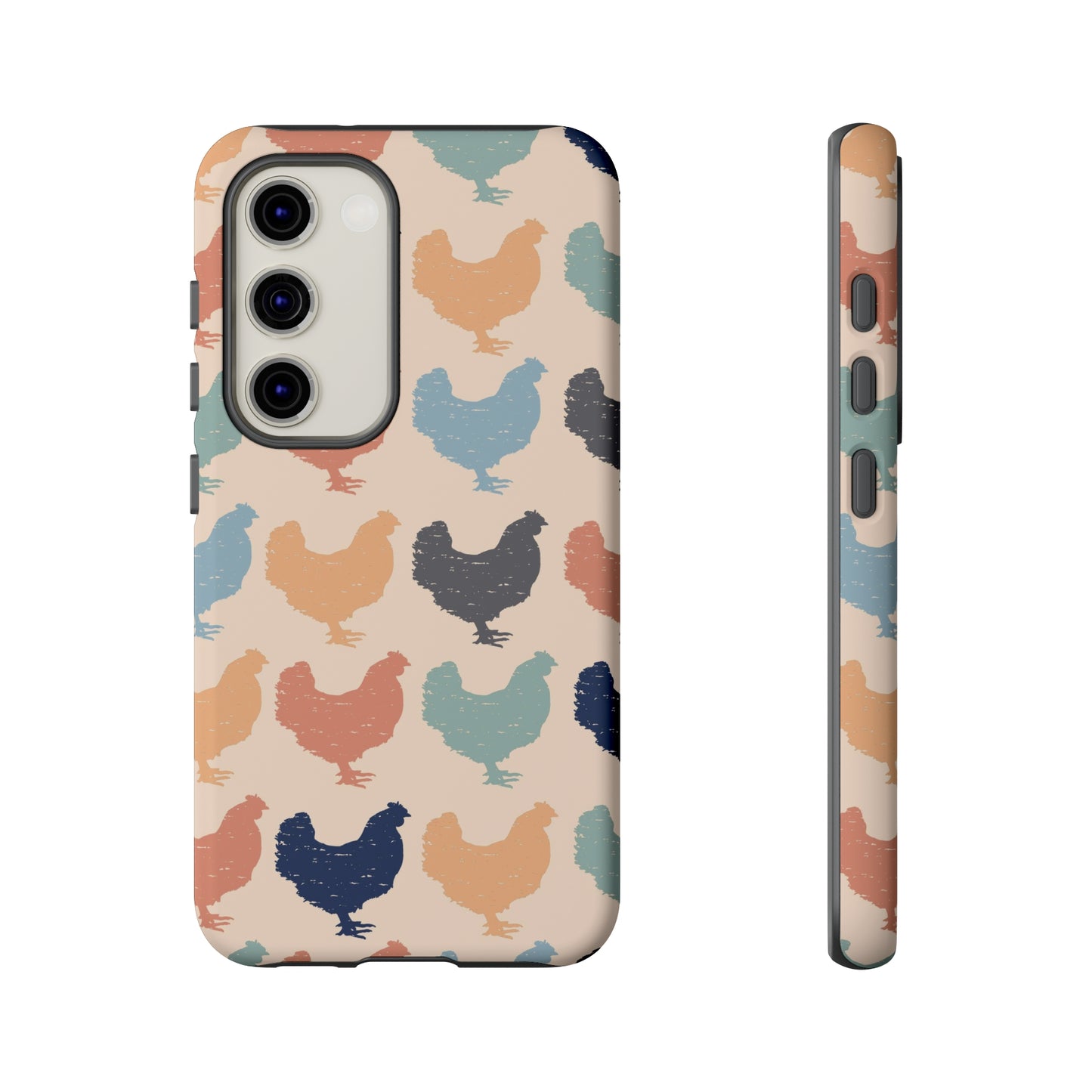 Colorful Chicken Tough Cases Samsung and Google