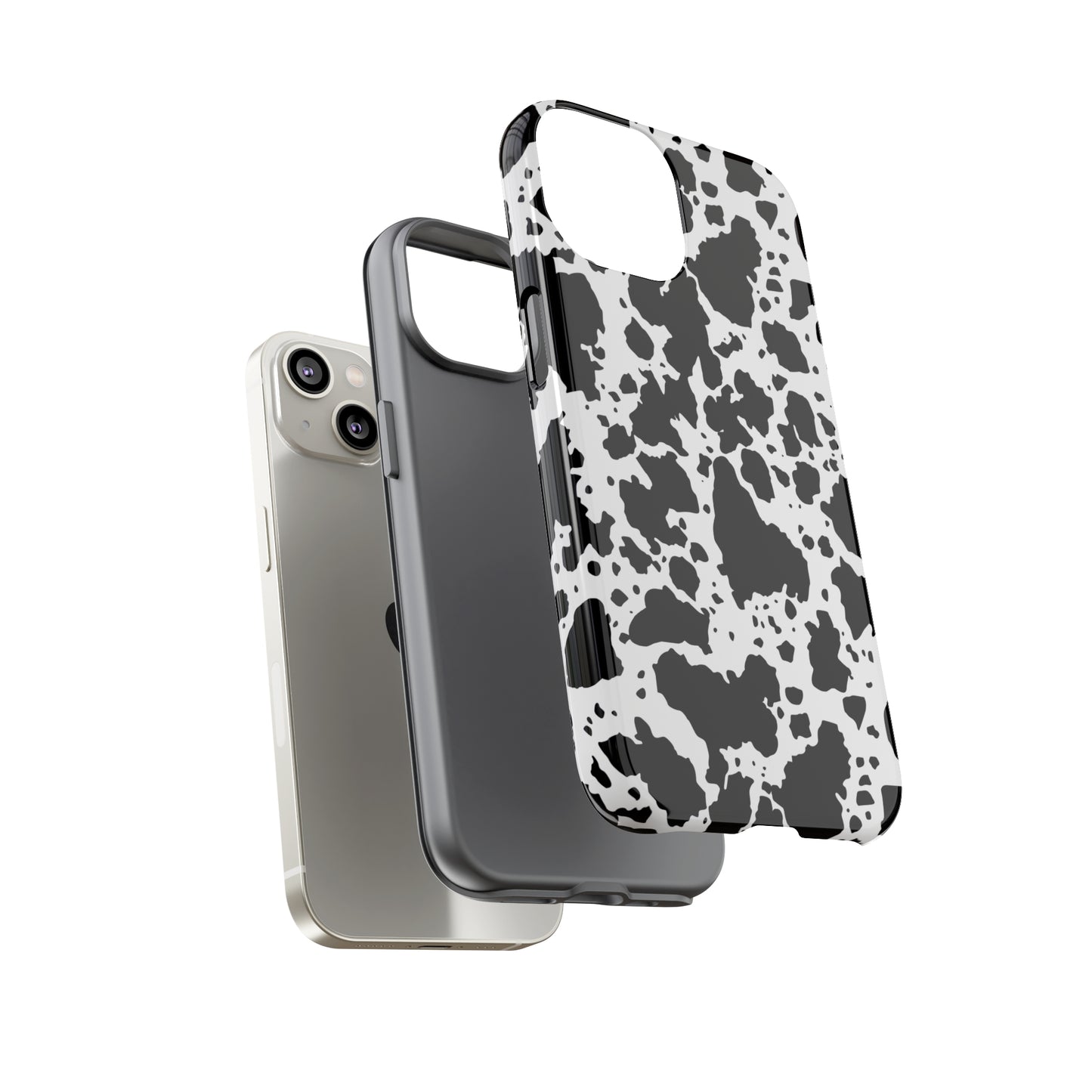 Cow Print Tough Cases Iphone, Samsung and Google