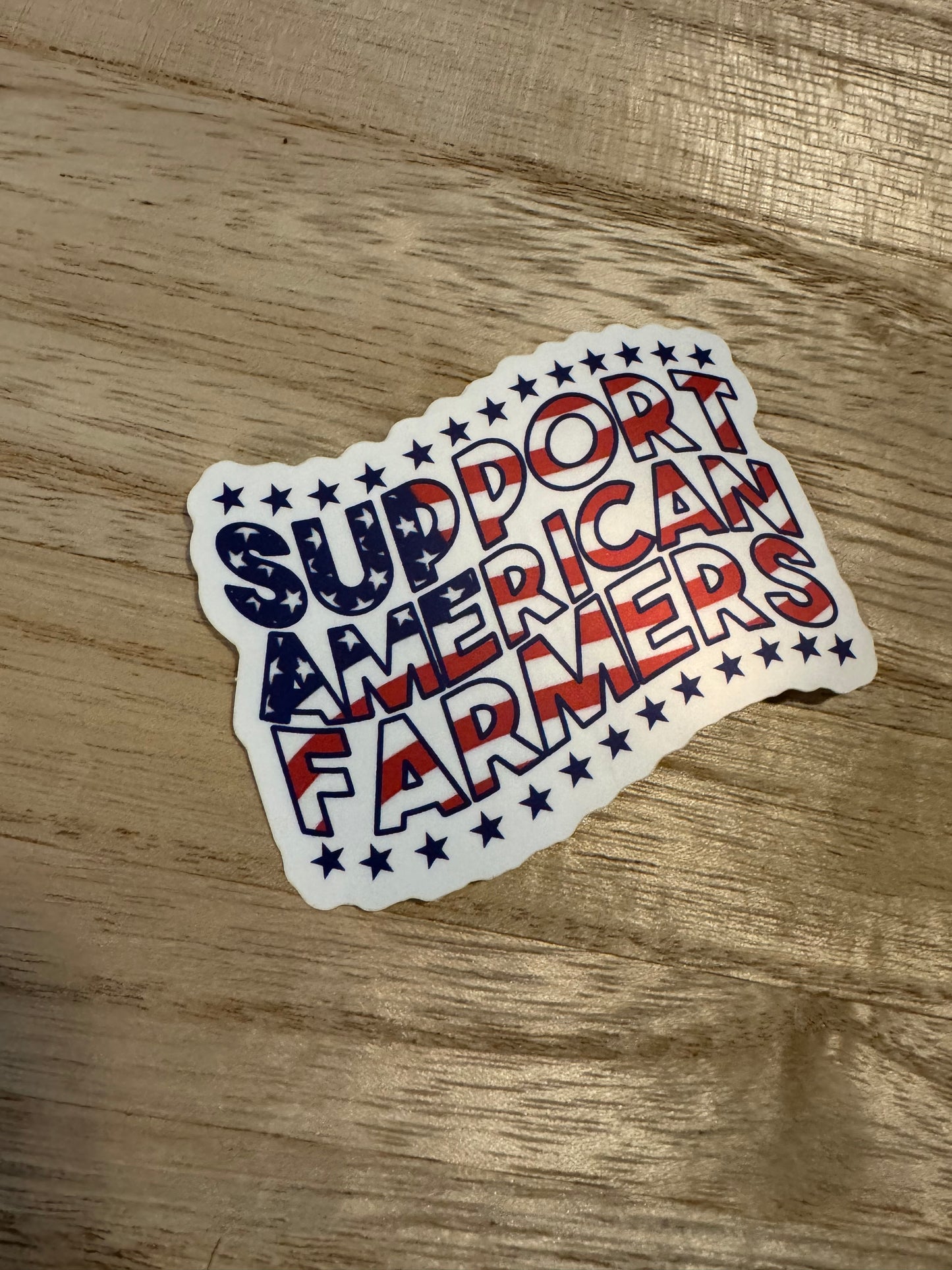 Support American Farmers Stickers