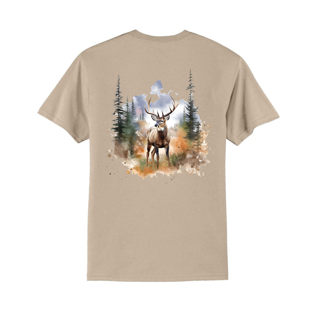 Sunset Deer Big n Tall Shirts