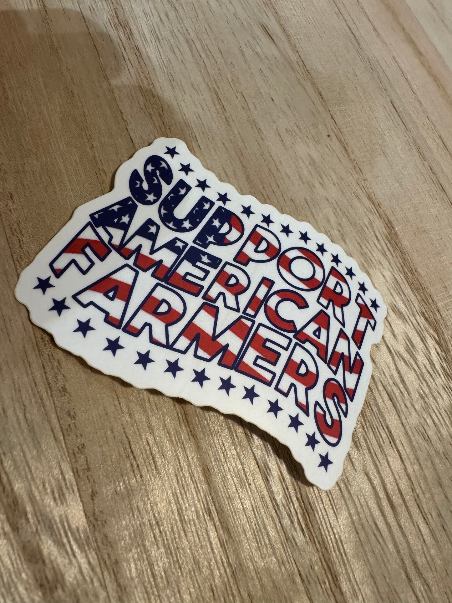 Support American Farmers Stickers