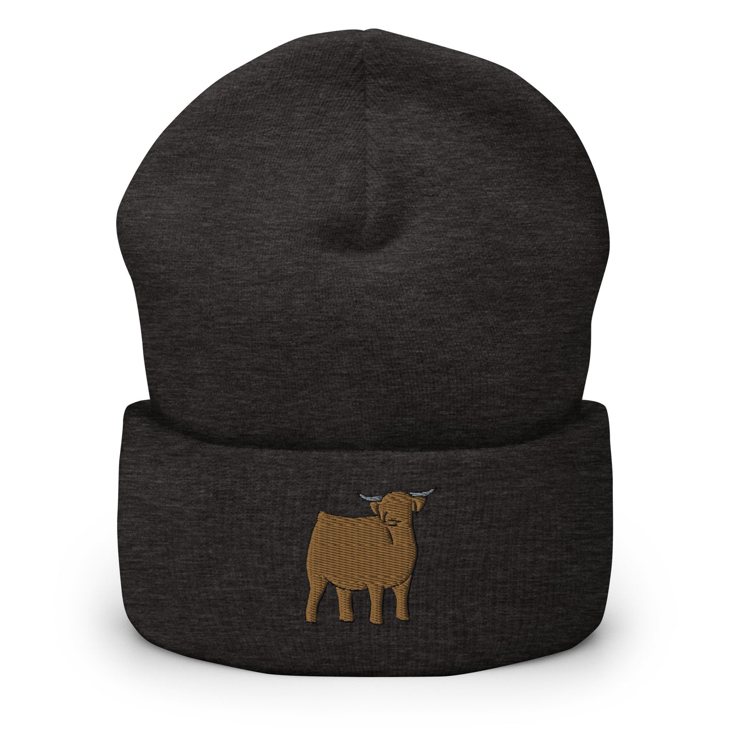 Highland Cuffed Beanie| cow hat| fluffy cow hat