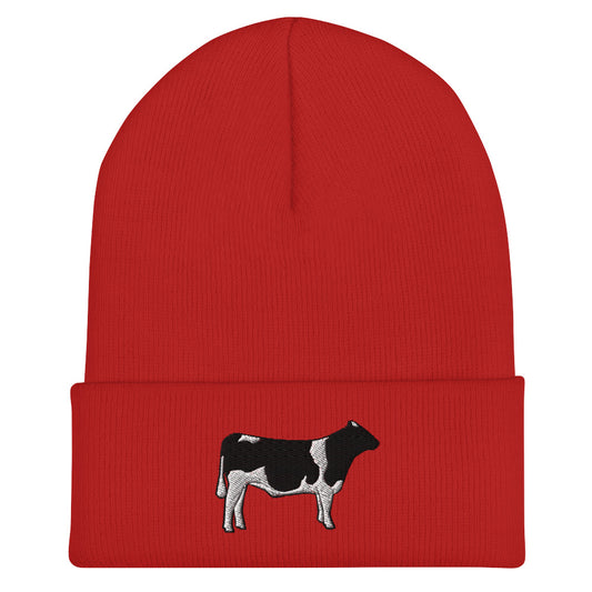 Dairy steer Cuffed Beanie| winter hat