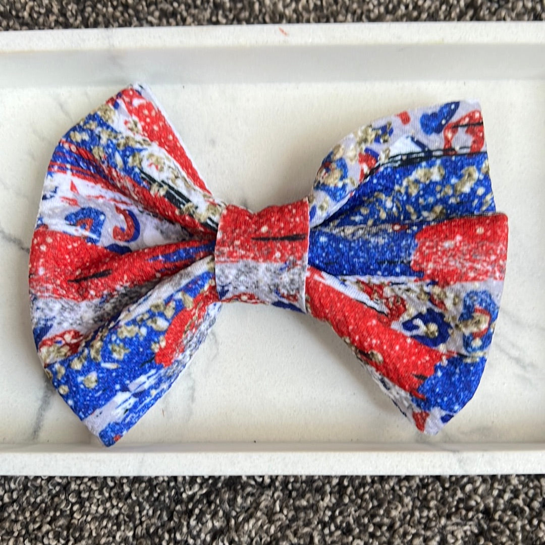 4th of July hair bow