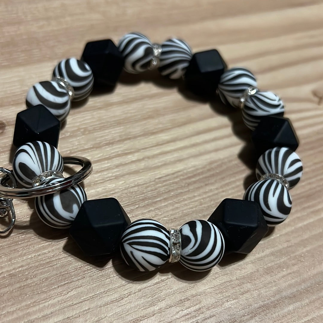 Zebra wristlet