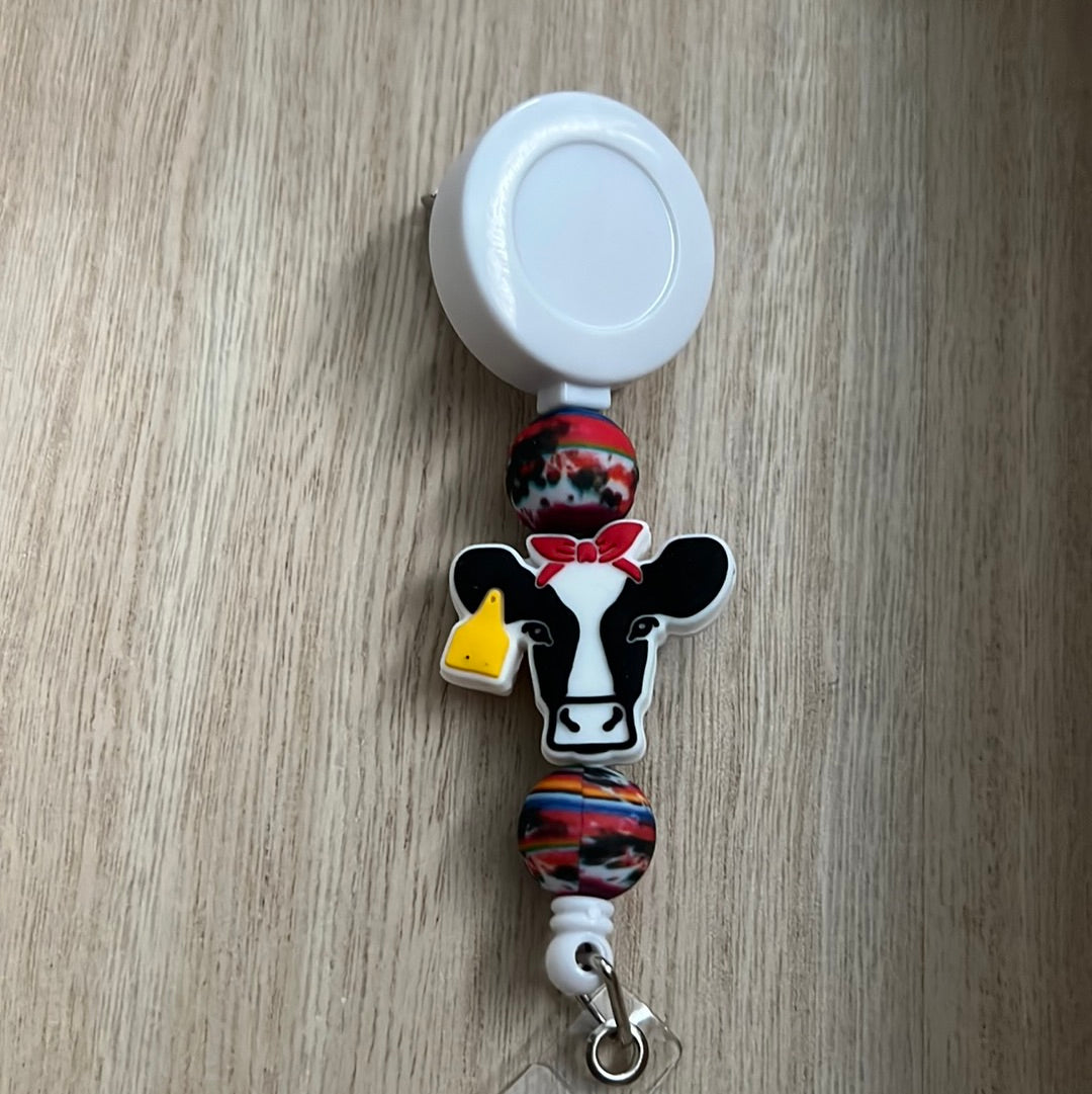 Dairy Cow Badge Reel