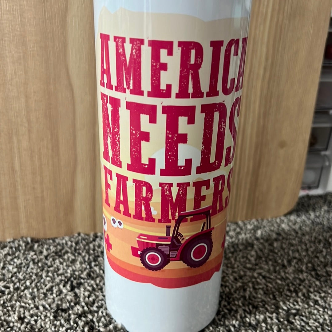 America Needs Farmers Tumbler
