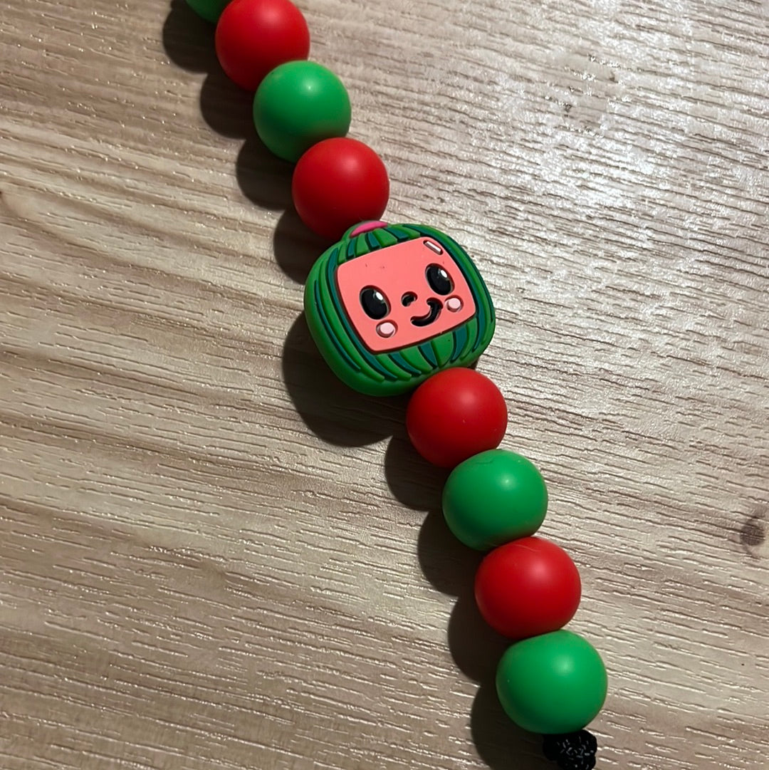 Watermelon Pacifier Clip