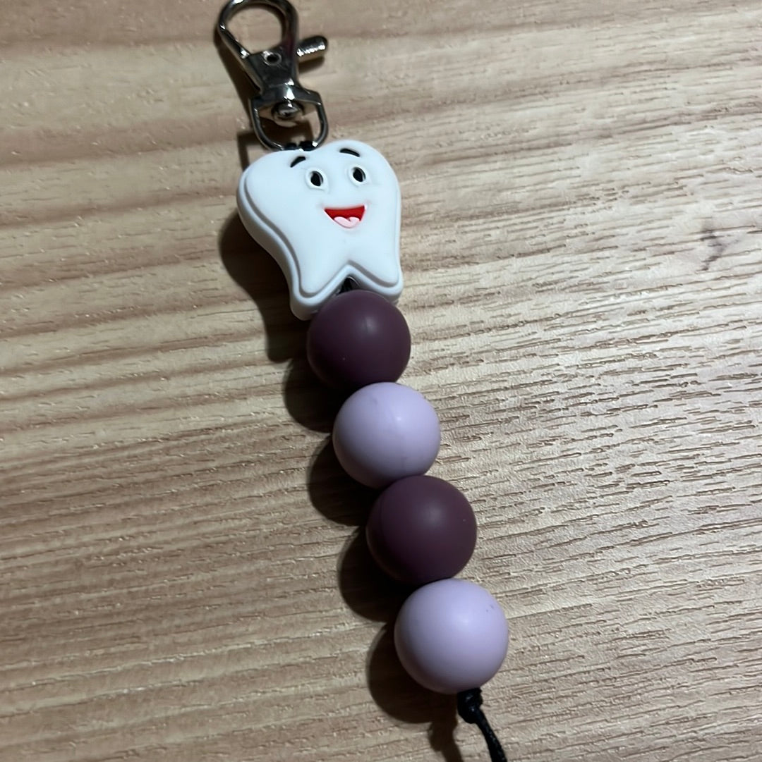 Tooth keychain