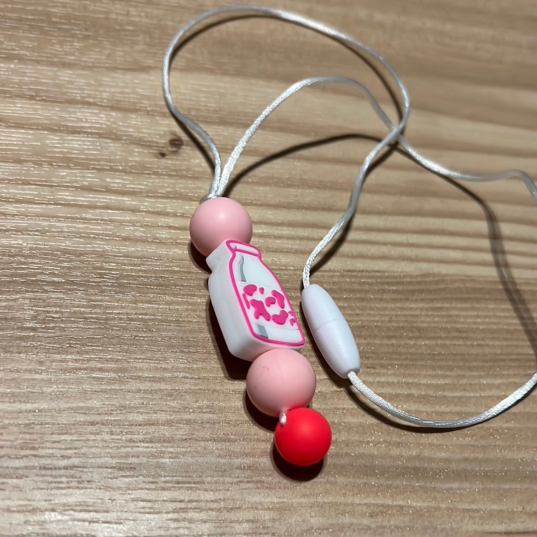 Pink Milk Kids Necklace
