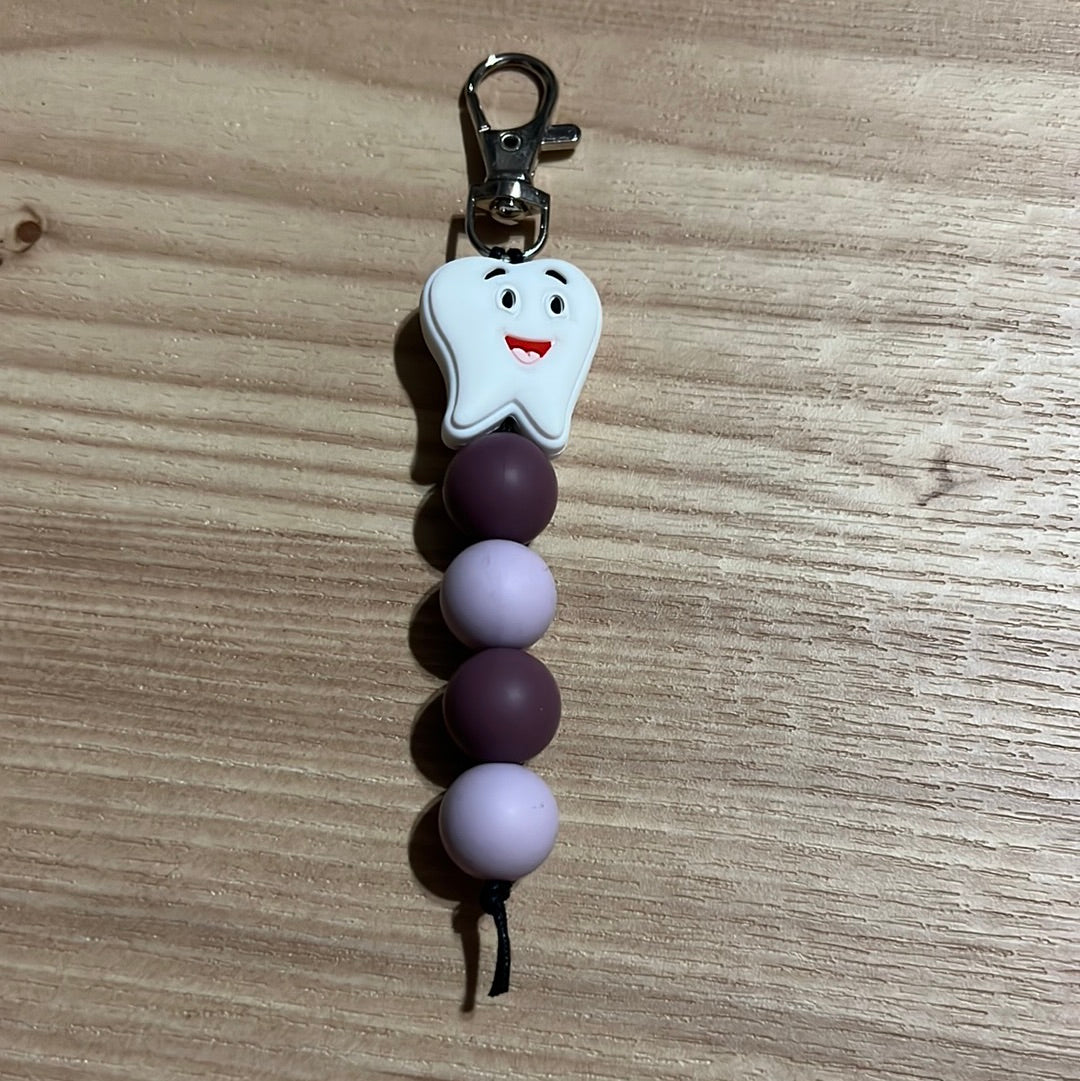Tooth keychain