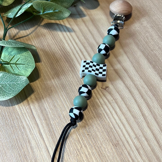 Racing Pacifier clip