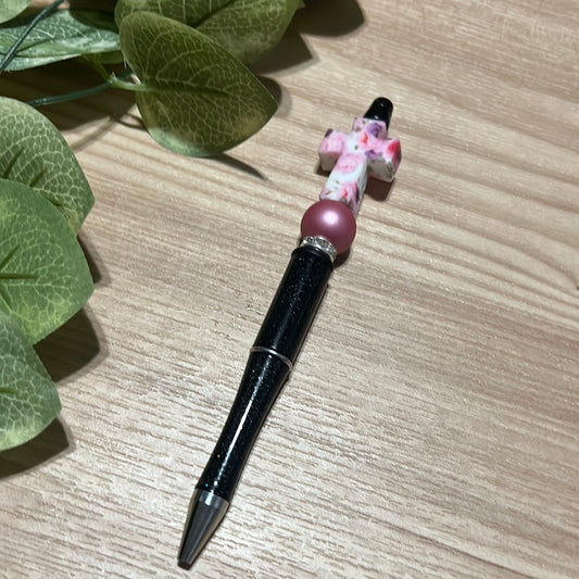 Floral Cross Pen