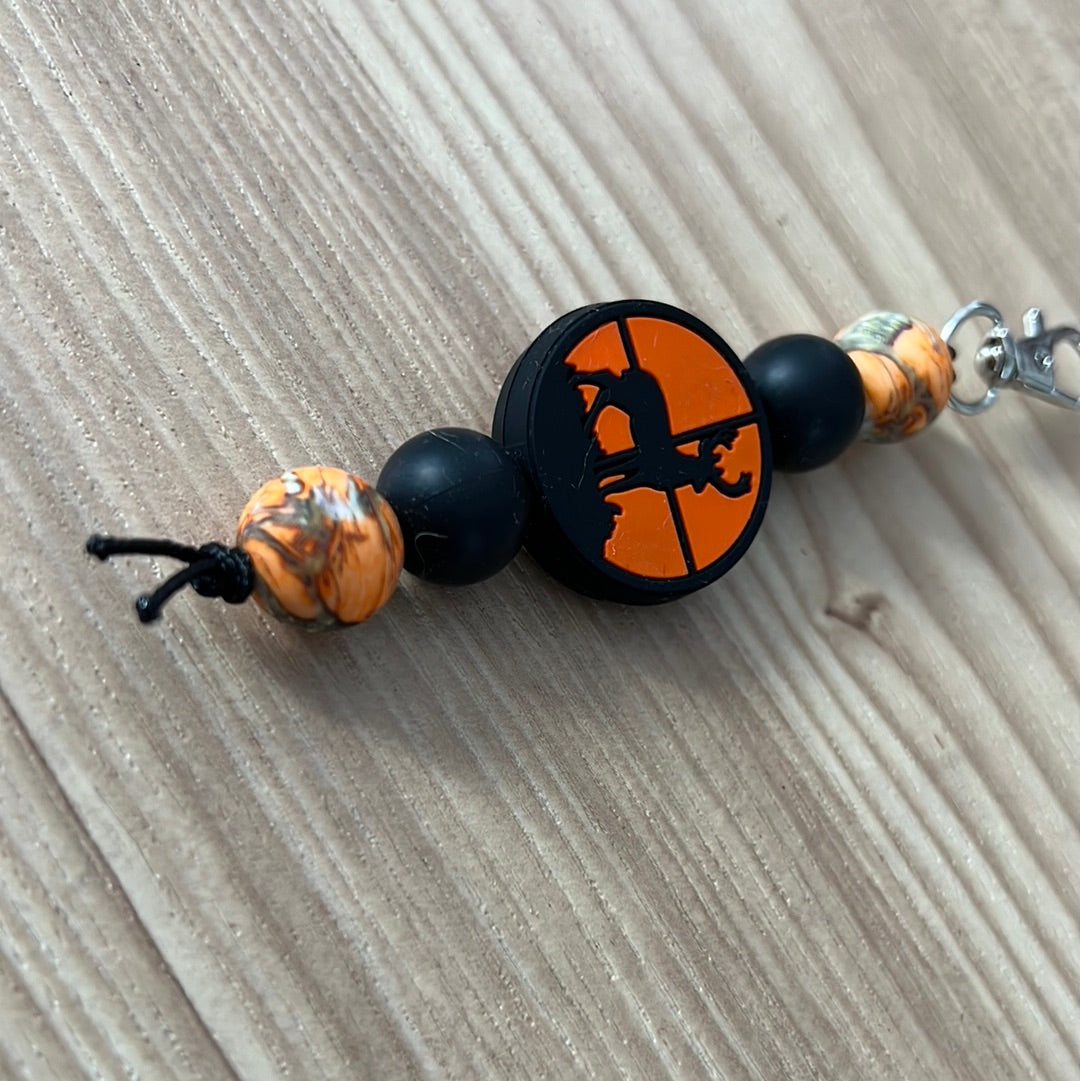 Orange Deer Keychain