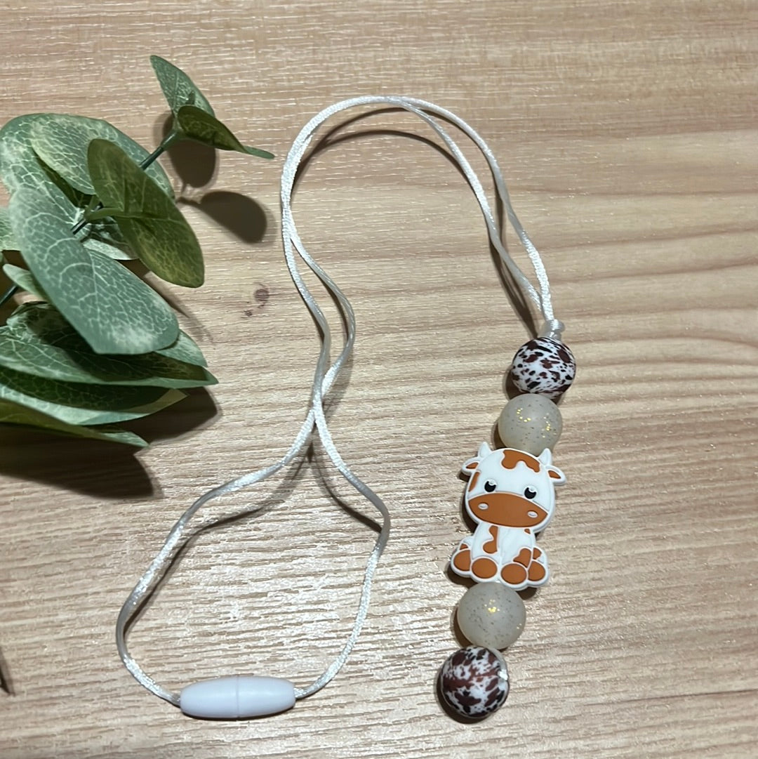 Brown Cow Kids Necklace