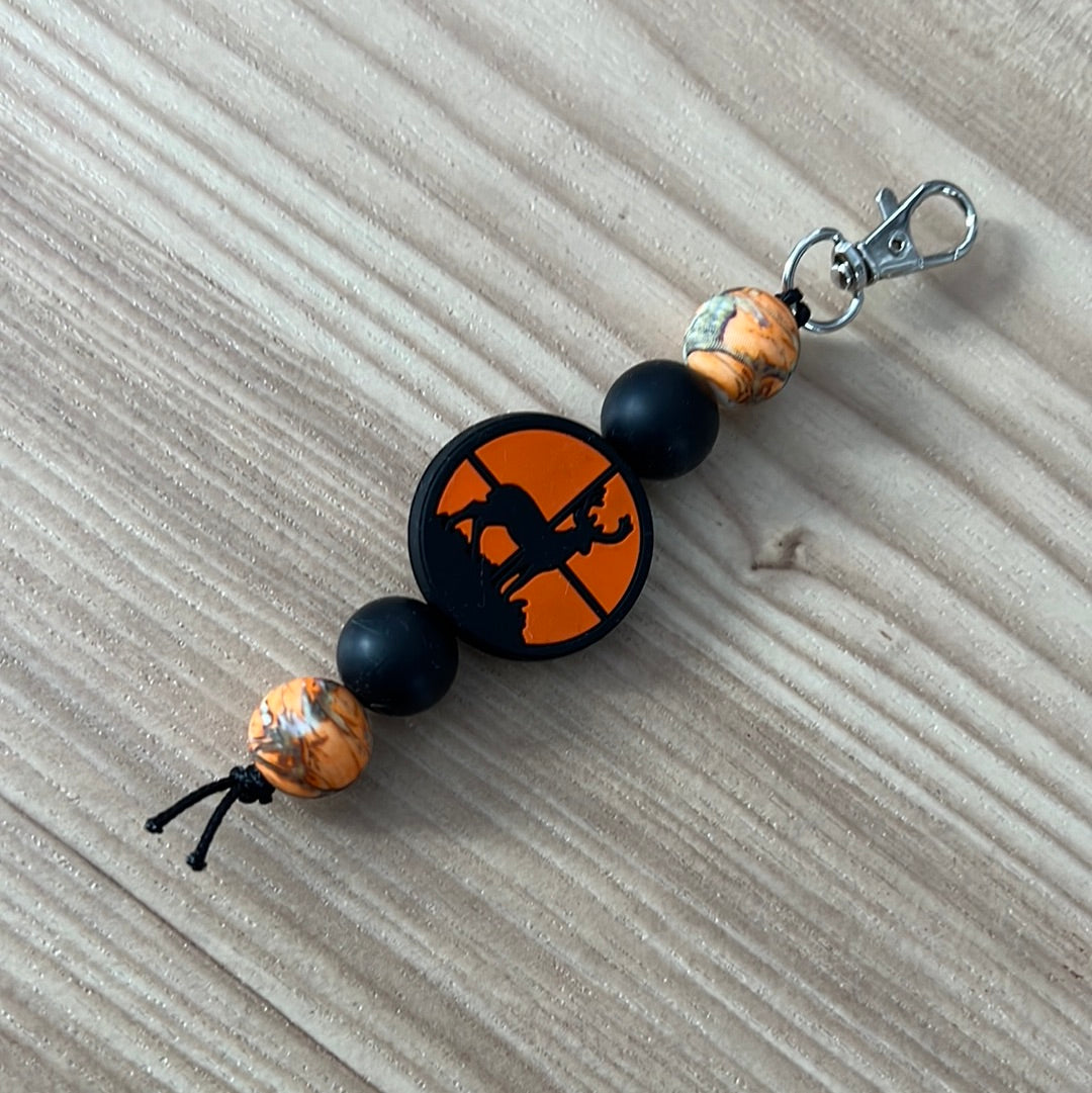 Orange Deer Keychain