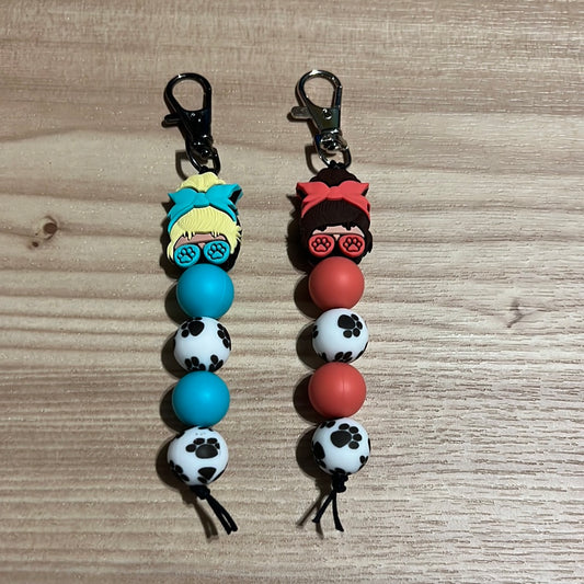 Dog Mom Keychain