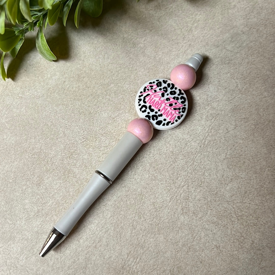 Pink Hustle Hard Mama Pen