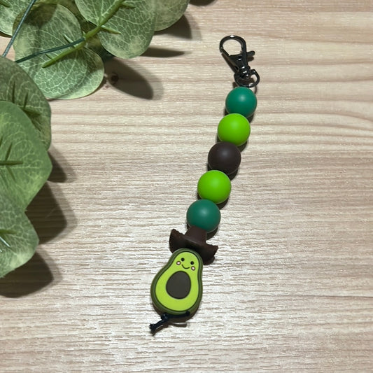 Giddy Up Avocado Keychain