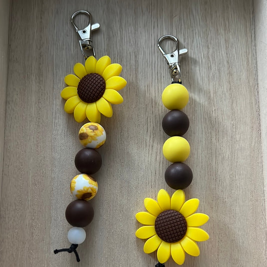 Big Sunflower Keychain