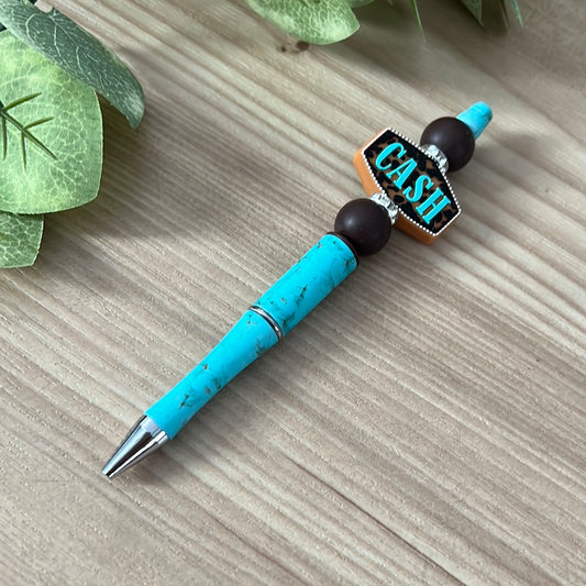 Turquoise Cash Pen