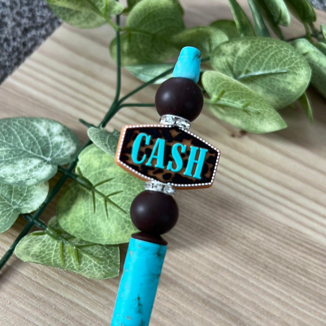 Turquoise Cash Pen