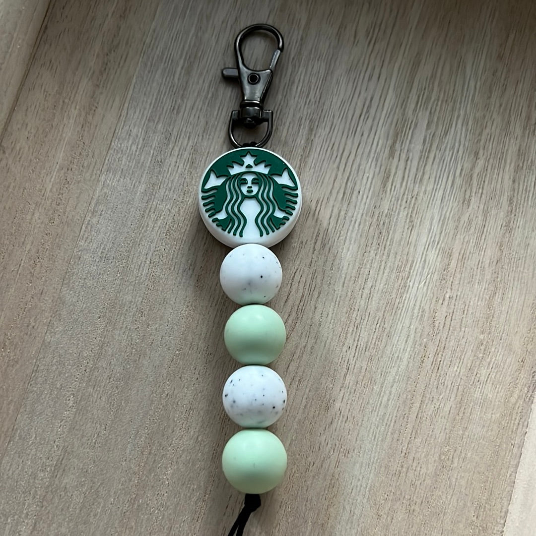 Coffee Lady keychain