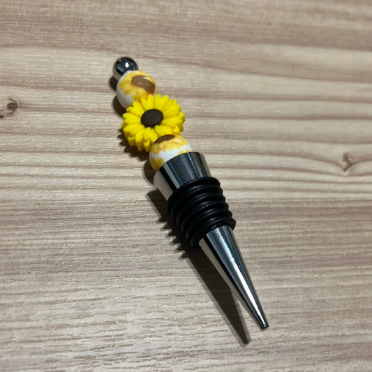 Sunflower wine stopper