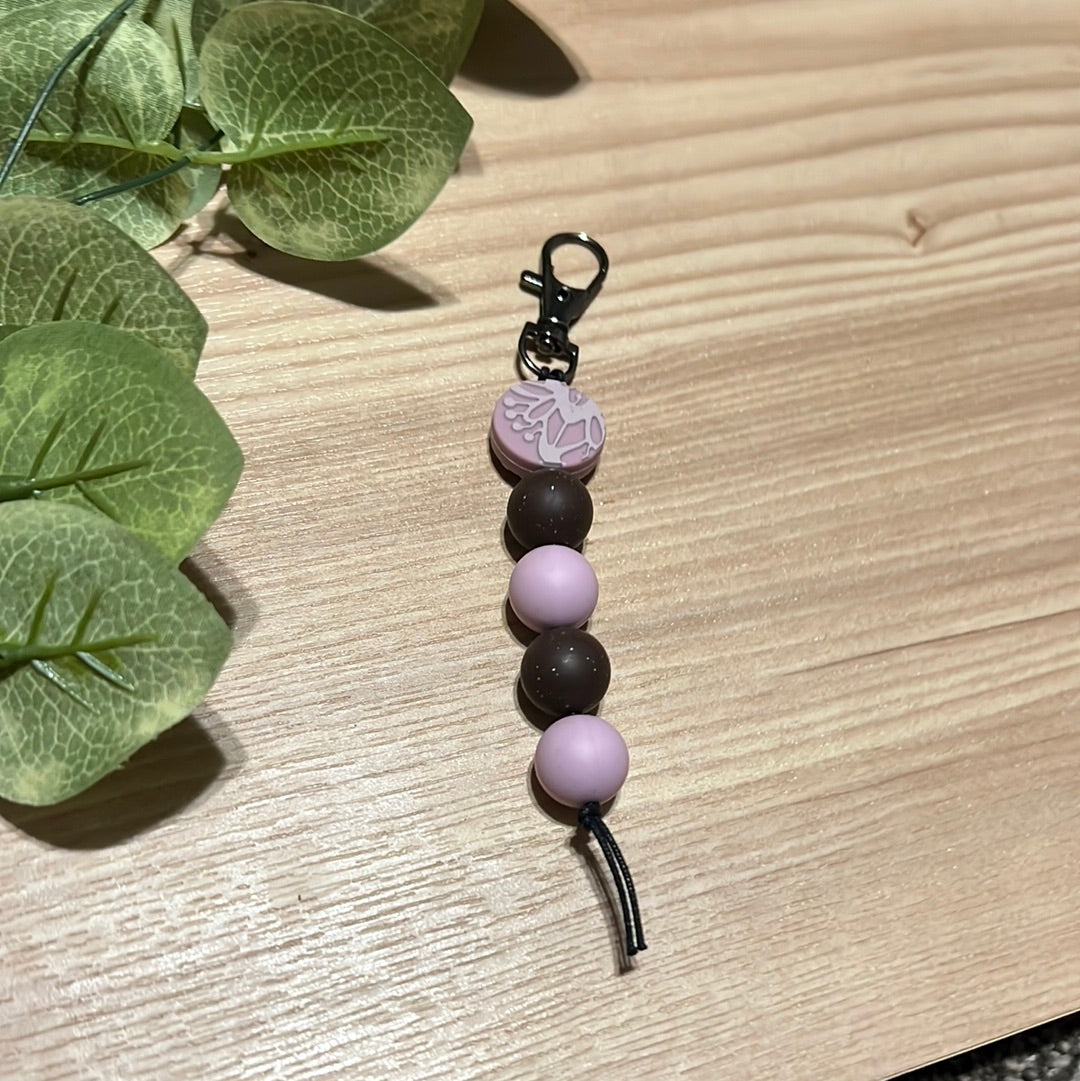 Purple Lace Keychain