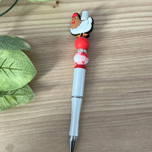 Red Plaid Chicken Pen